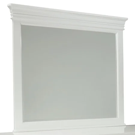 Landscape Panel Dresser Mirror with Beveled Edge